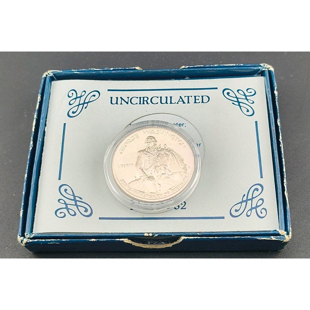 1982-D George Washington 250th Anniversary 90% Silver Half Dollar Uncirculated